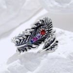 925 Sterling Silver with Zirconium Ring