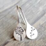 925 Sterling Silver Drop Shaped Hook Earrings - Image 2