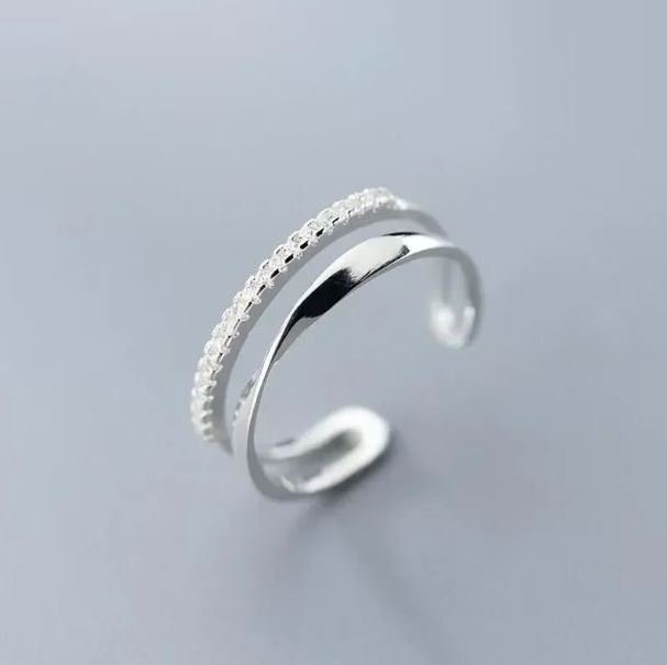 sterling-ring silver ring