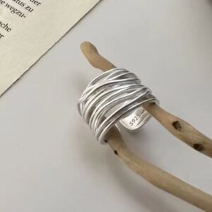 Sterling Silver Irregular Ring