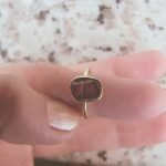 Raw Amethyst Gold Plated ring