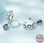 Earrings crafted in 925 sterling silver