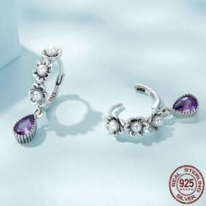 Earrings crafted in 925 sterling silver
