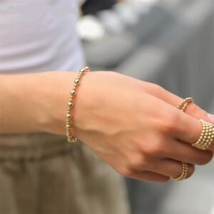 3MM Gold-Filled Stacking Stretch Bracelet
