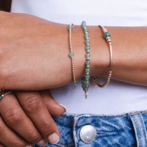 Gold Beaded Bracelet