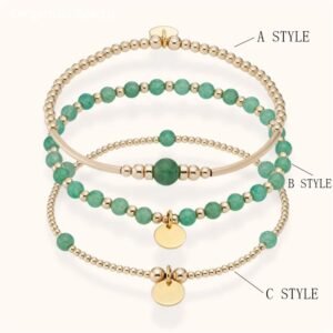 Gold Beaded Bracelet