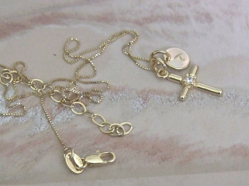 Necklace with Custom Initial