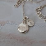 LOVE Initial Necklace Personalized 18K Gold Filled Jewelry - Image 2